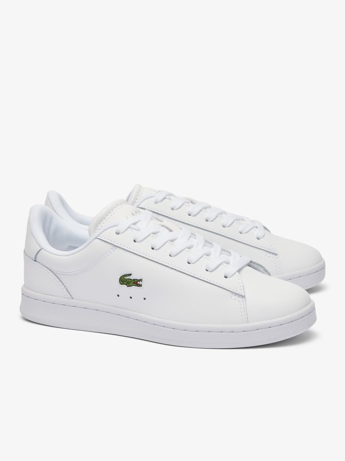 LACOSTE WOMEN Carnaby Set Leather Sneakers White - MAISONDEFASHION.COM