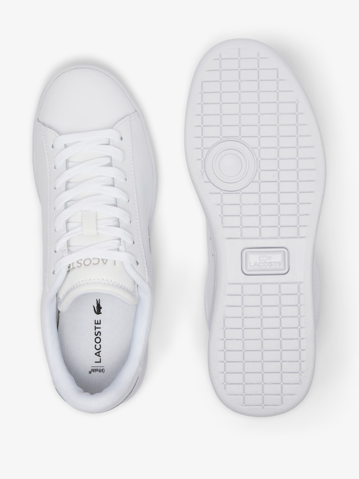 LACOSTE WOMEN Carnaby Set Leather Sneakers White - MAISONDEFASHION.COM