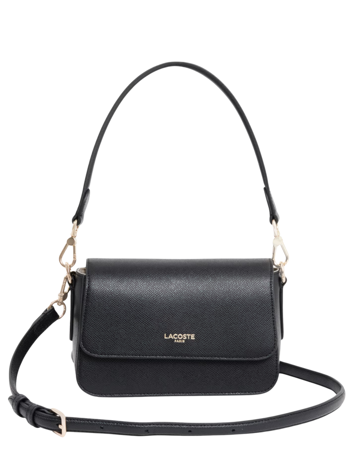 LACOSTE WOMEN Champs-Élysées Shoulder Bag Black