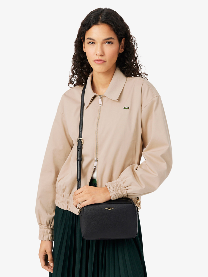 LACOSTE WOMEN Champs-Élysées Shoulder Bag Black