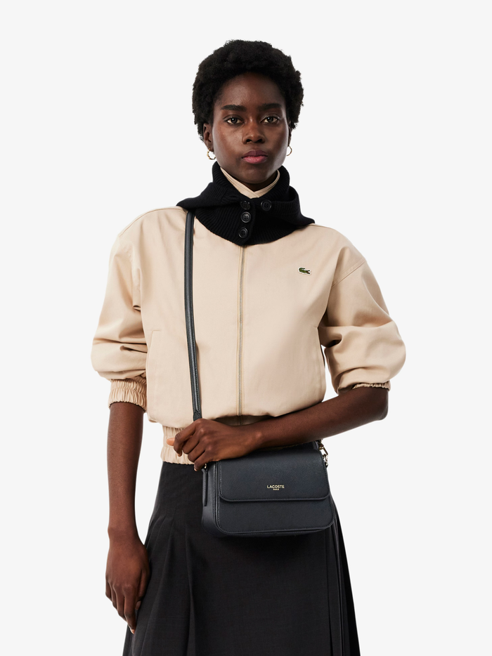 LACOSTE WOMEN Champs-Élysées Shoulder Bag Black