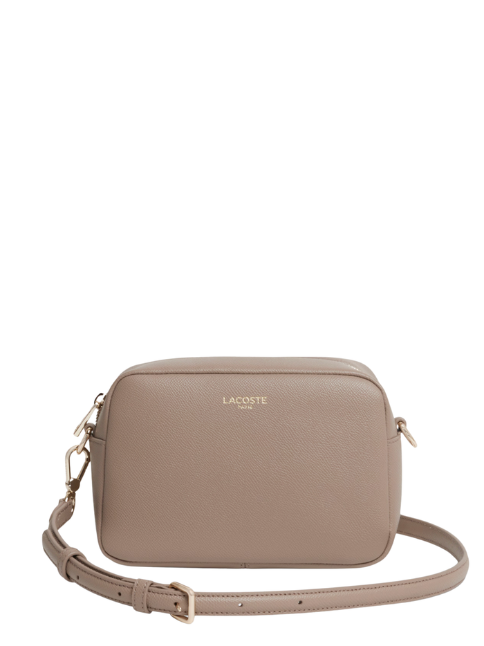 LACOSTE WOMEN Champs-Élysées Shoulder Bag Taupe