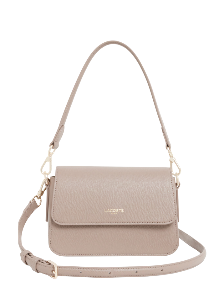 LACOSTE WOMEN Champs-Élysées Shoulder Bag Taupe