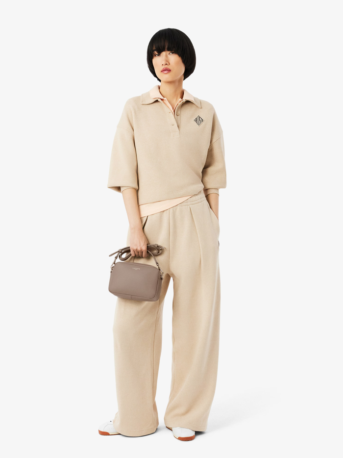 LACOSTE WOMEN Champs-Élysées Shoulder Bag Taupe