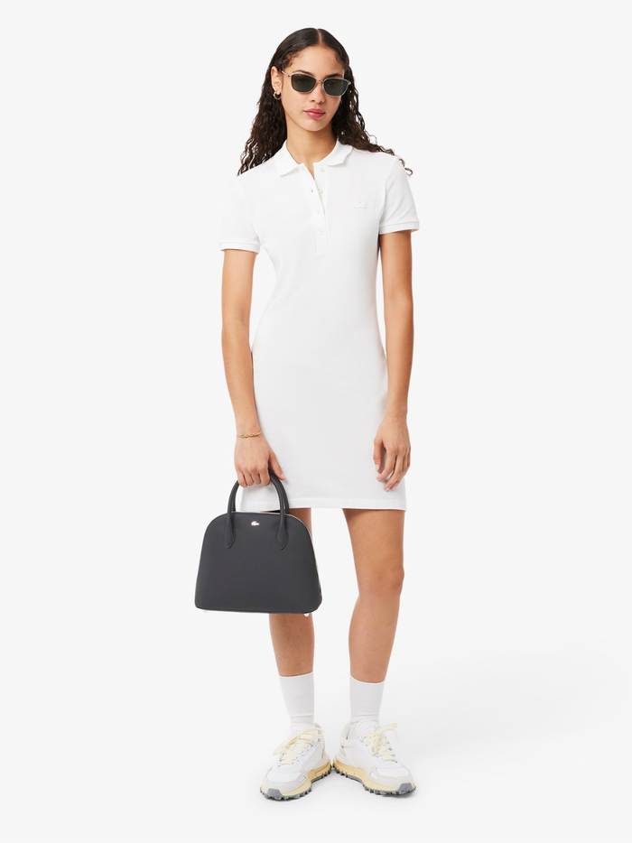 LACOSTE WOMEN Daily City Bugatti Bag Black - MAISONDEFASHION.COM
