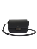 LACOSTE WOMEN Daily City Flap Close Messenger Bag Black - MAISONDEFASHION.COM