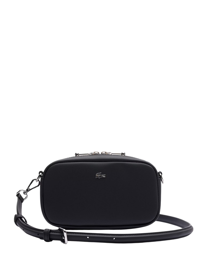 LACOSTE WOMEN Daily City Messenger Bag Black - MAISONDEFASHION.COM