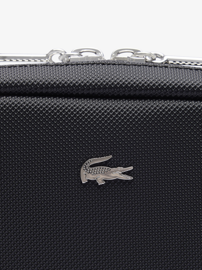 LACOSTE WOMEN Daily City Messenger Bag Black - MAISONDEFASHION.COM