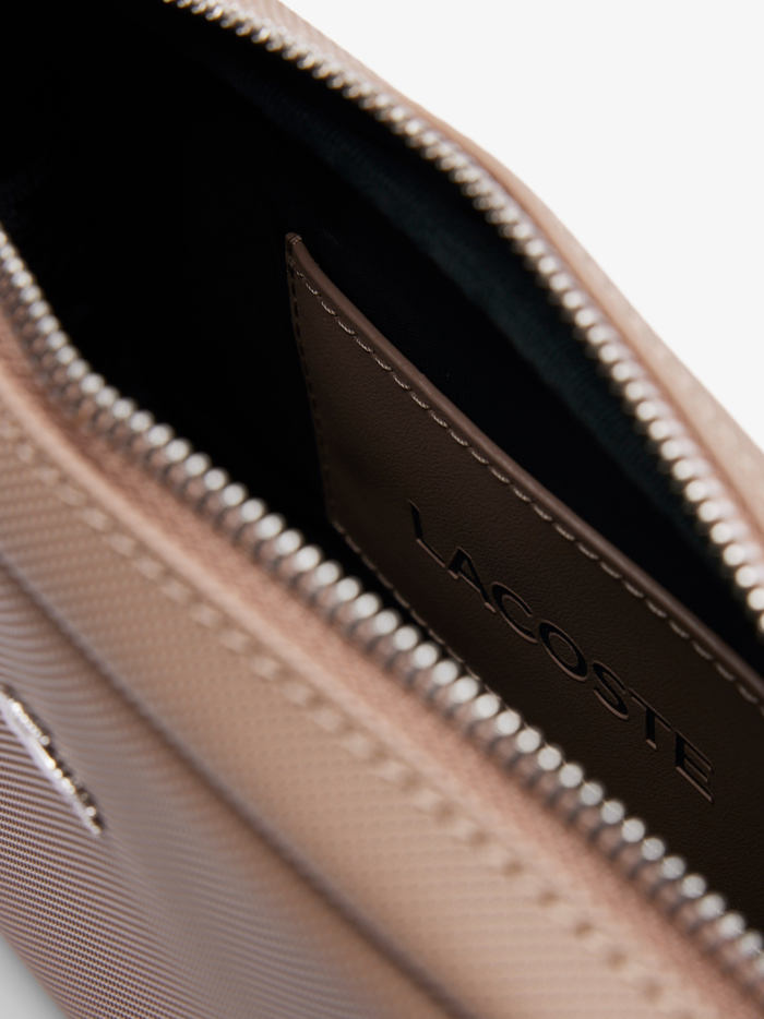 LACOSTE WOMEN Daily City Messenger Bag Taupe - MAISONDEFASHION.COM