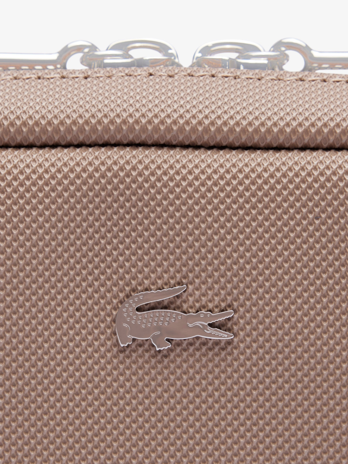 LACOSTE WOMEN Daily City Messenger Bag Taupe - MAISONDEFASHION.COM