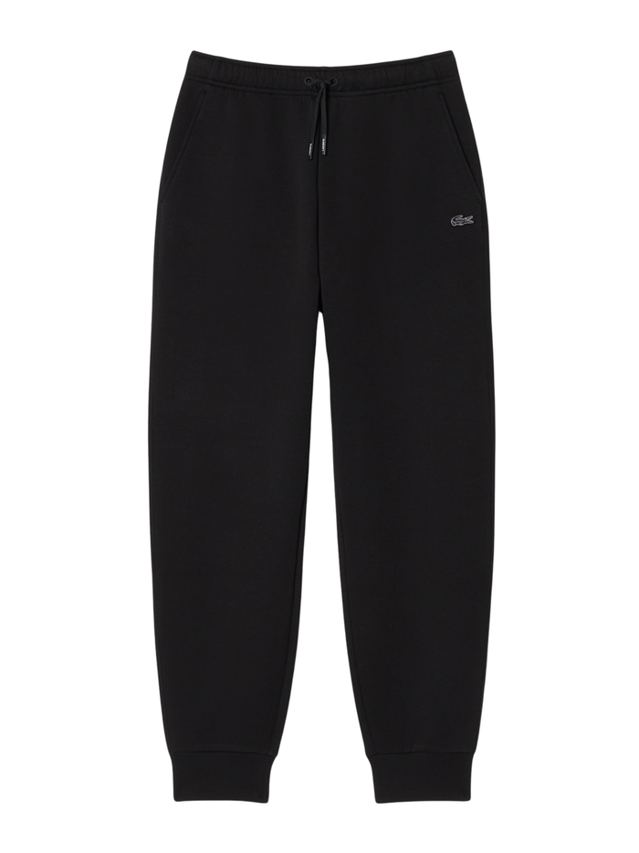 LACOSTE WOMEN Double Face Jersey Sweatpants Black