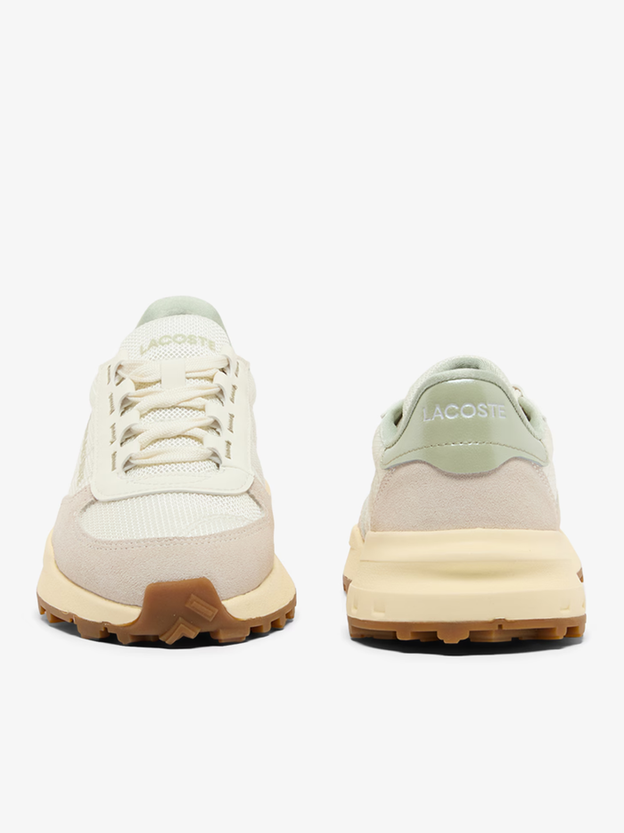 LACOSTE WOMEN Elite Active Evo Sneakers White/Light Khaki - MAISONDEFASHION.COM