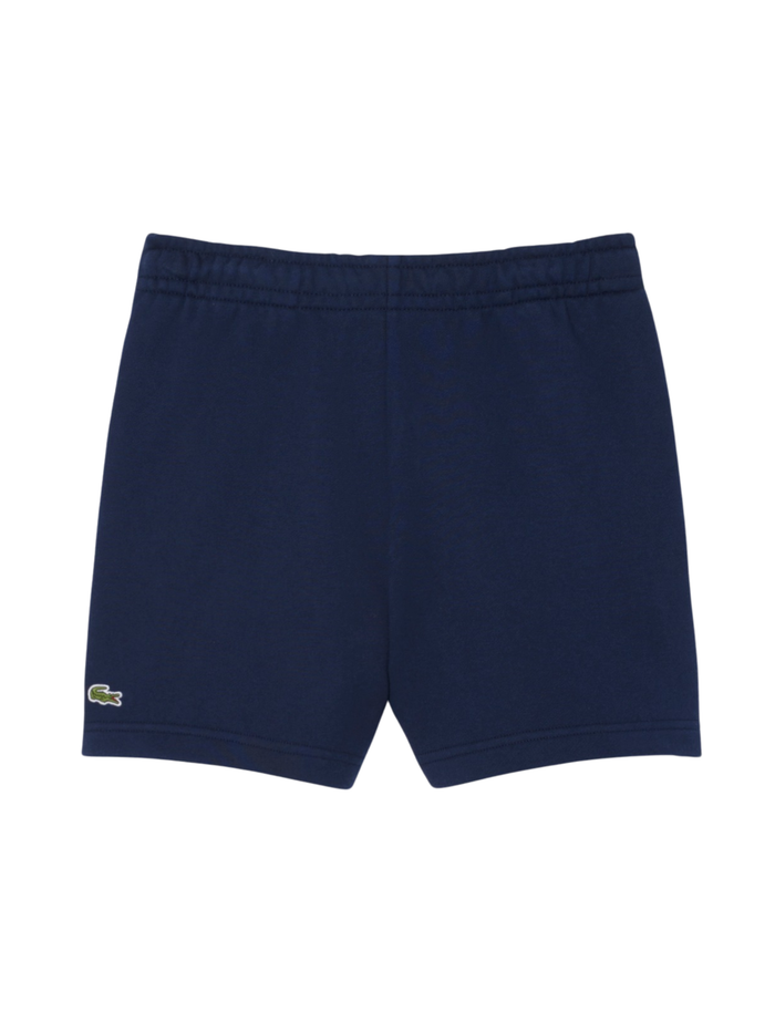LACOSTE WOMEN Fleece Shorts Midnight Blue - MAISONDEFASHION.COM