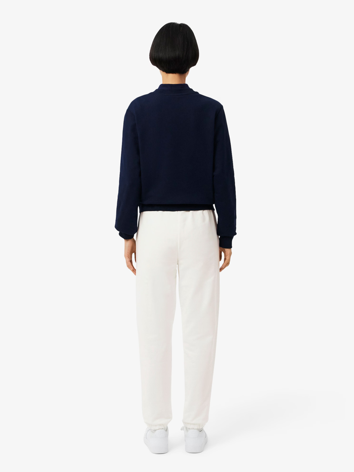 LACOSTE WOMEN Fleece Sweatpants White - MAISONDEFASHION.COM