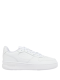 LACOSTE WOMEN L001 Set Leather Sneakers White - MAISONDEFASHION.COM