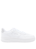 LACOSTE WOMEN L001 Set Leather Sneakers White - MAISONDEFASHION.COM