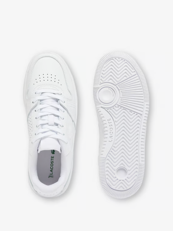 LACOSTE WOMEN L001 Set Leather Sneakers White - MAISONDEFASHION.COM