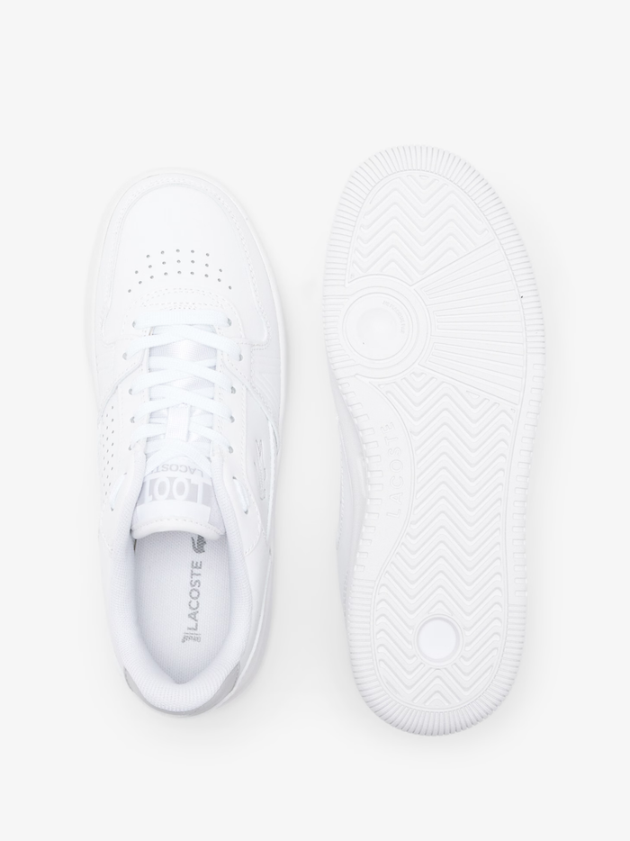 LACOSTE WOMEN L001 Set Leather Sneakers White - MAISONDEFASHION.COM