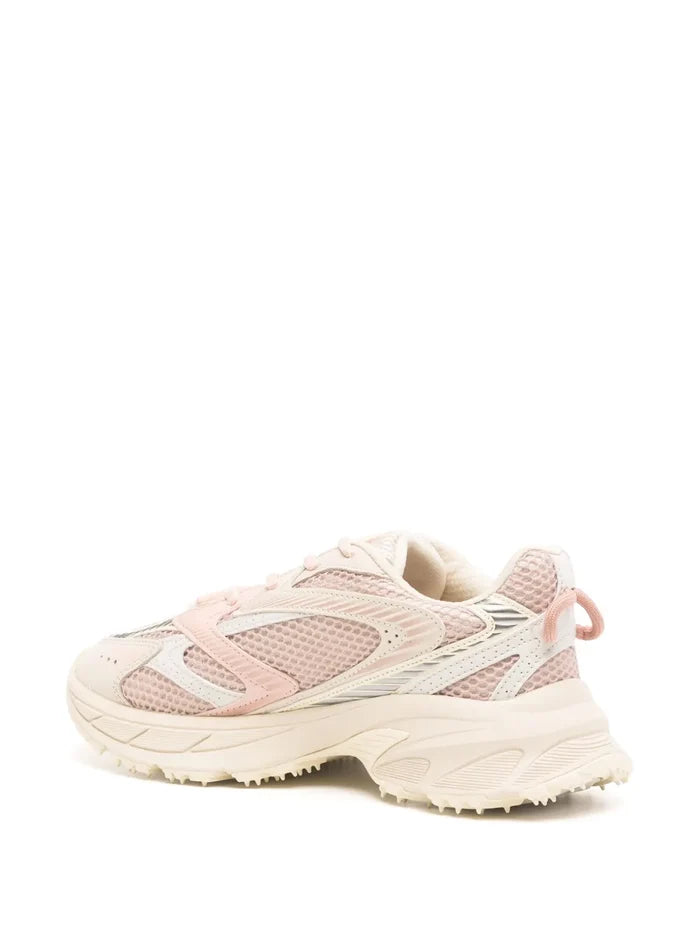LACOSTE WOMEN L003 Neo Shot Sneakers Off-White/Light Pink - MAISONDEFASHION.COM