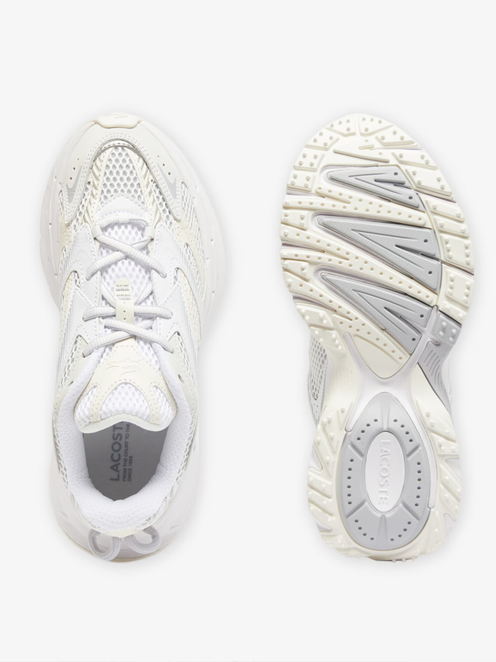 LACOSTE WOMEN L003 Neo Shot Sneakers White/Off-White - MAISONDEFASHION.COM