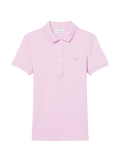 LACOSTE WOMEN L.12.D Slim Fit Stretch Piqué Polo Shirt Pink - MAISONDEFASHION.COM