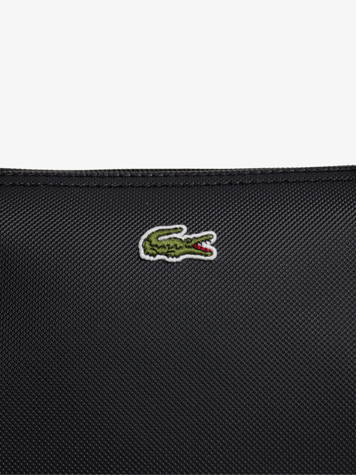 LACOSTE WOMEN Large L.12.12 Concept Tote Black - MAISONDEFASHION.COM