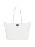 LACOSTE WOMEN Large L.12.12 Concept Tote White - MAISONDEFASHION.COM