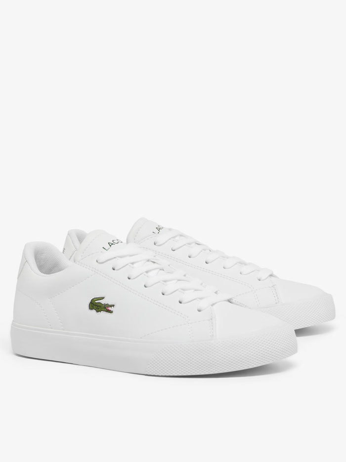 LACOSTE WOMEN Lerond Set Leather Sneakers White - MAISONDEFASHION.COM