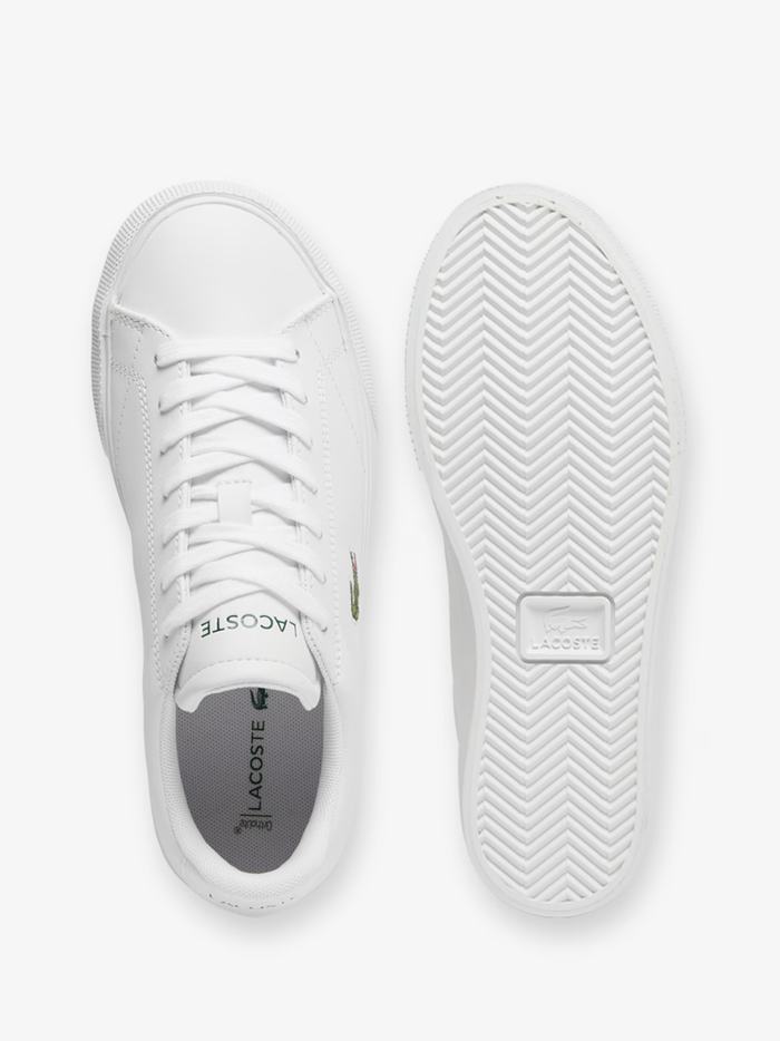 LACOSTE WOMEN Lerond Set Leather Sneakers White - MAISONDEFASHION.COM