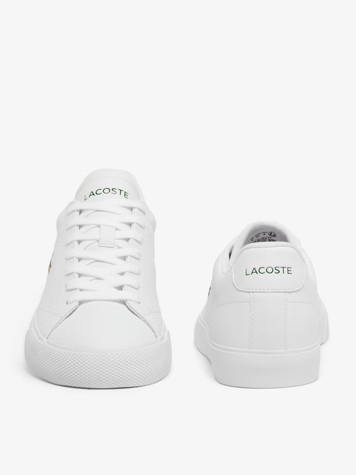 LACOSTE WOMEN Lerond Set Leather Sneakers White - MAISONDEFASHION.COM