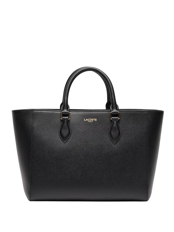 LACOSTE WOMEN Medium Champs-Élysées Tote Black