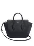 LACOSTE WOMEN Medium Daily City Purse Black - MAISONDEFASHION.COM