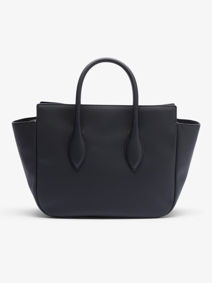 LACOSTE WOMEN Medium Daily City Purse Black - MAISONDEFASHION.COM