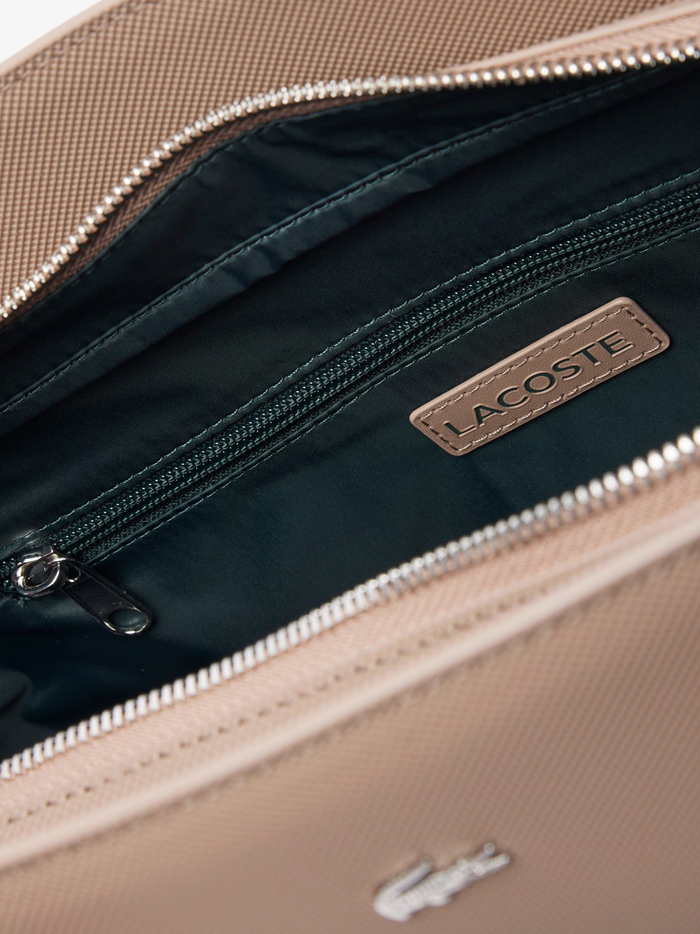 LACOSTE WOMEN Medium Daily City Purse Taupe - MAISONDEFASHION.COM