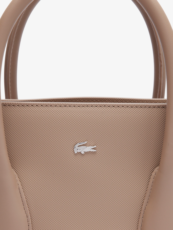 LACOSTE WOMEN Medium Daily City Purse Taupe - MAISONDEFASHION.COM