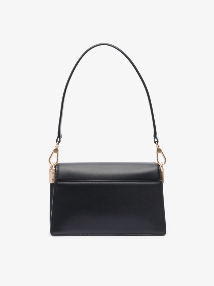 LACOSTE WOMEN Medium Tennis Bliss Shoulder Bag Black - MAISONDEFASHION.COM
