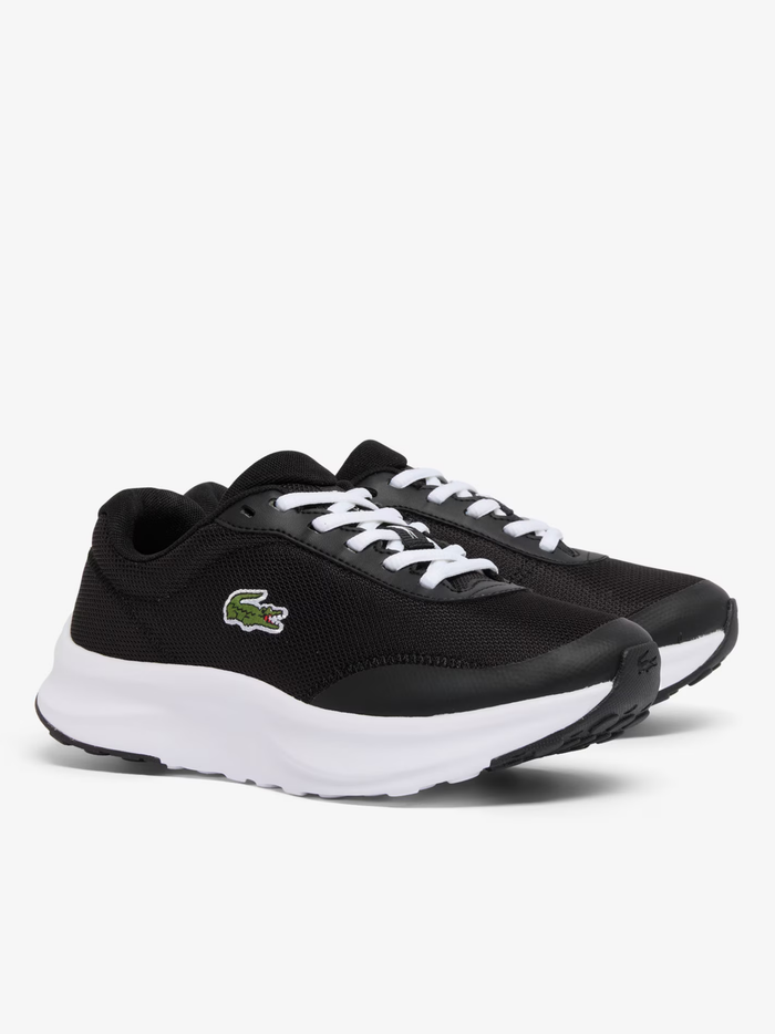 LACOSTE WOMEN Neo Run Ace Sneakers Black/White - MAISONDEFASHION.COM