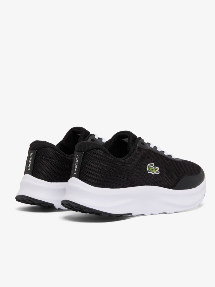 LACOSTE WOMEN Neo Run Ace Sneakers Black/White - MAISONDEFASHION.COM