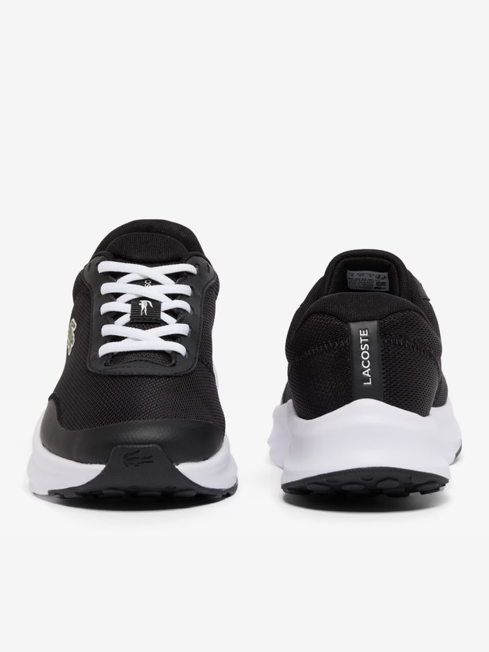 LACOSTE WOMEN Neo Run Ace Sneakers Black/White - MAISONDEFASHION.COM