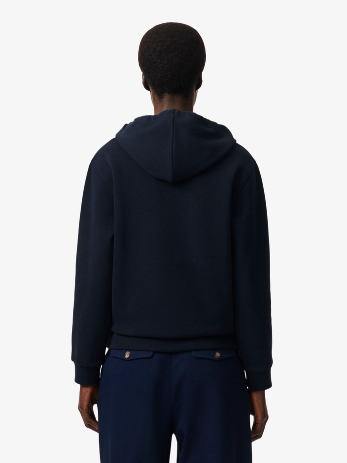 LACOSTE WOMEN Piqué Hoodie Navy Blue