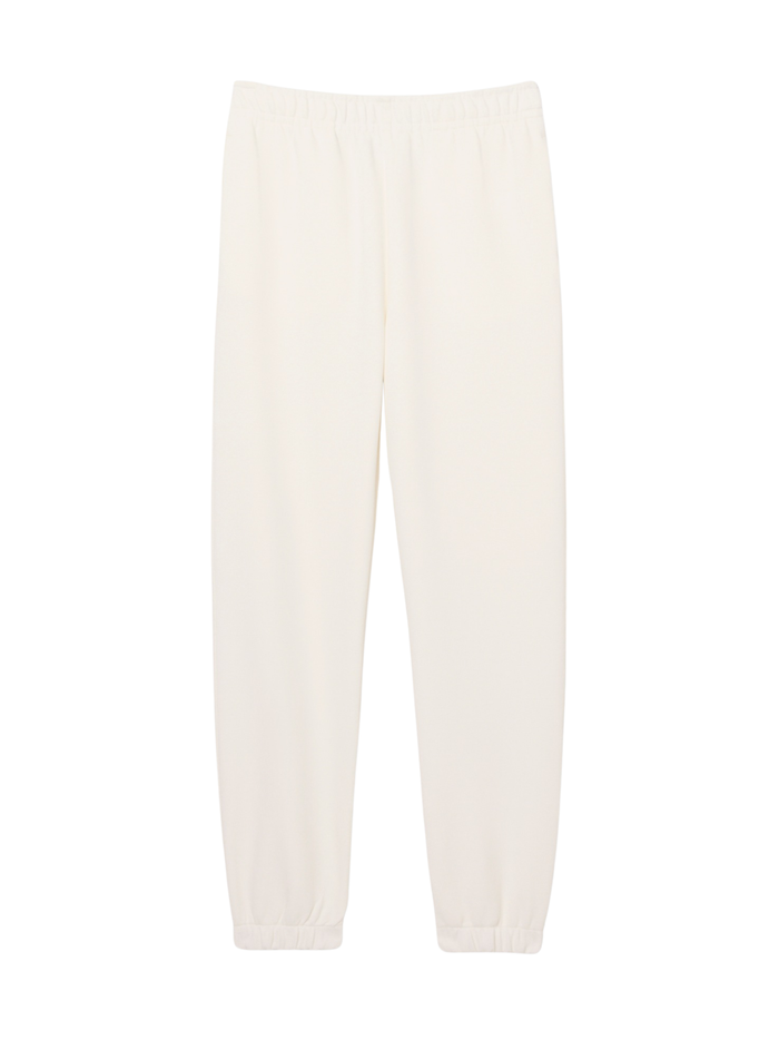 LACOSTE WOMEN Piqué Sweatpants White