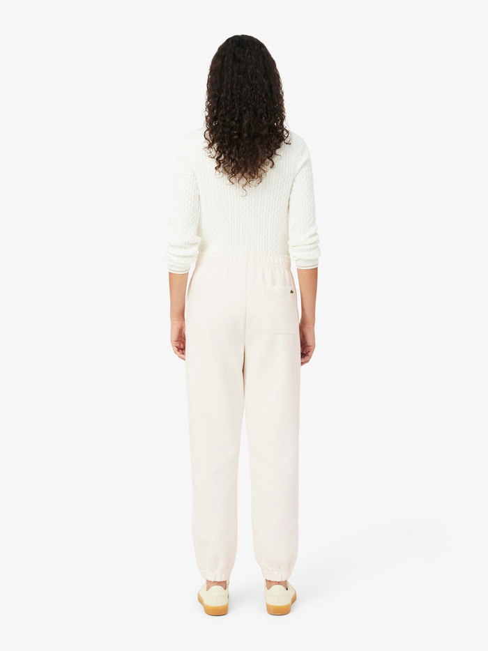 LACOSTE WOMEN Piqué Sweatpants White