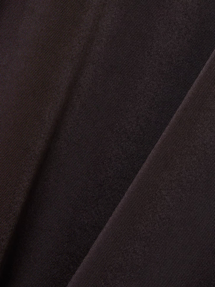 LACOSTE WOMEN Pleated Satin Polo Dress Brown - MAISONDEFASHION.COM