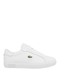 LACOSTE WOMEN Powercourt Leather Sneakers White - MAISONDEFASHION.COM