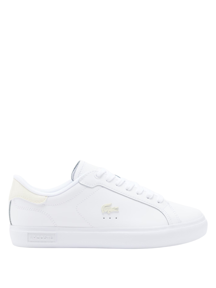 LACOSTE WOMEN Powercourt Sneakers White/Off-White - MAISONDEFASHION.COM