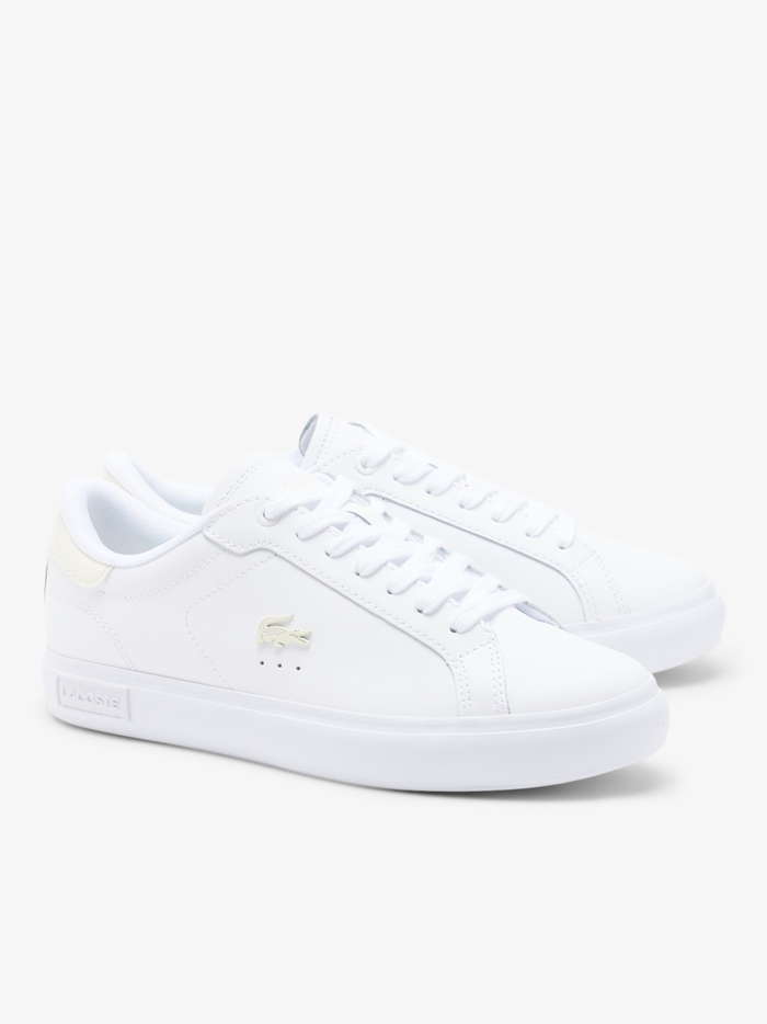 LACOSTE WOMEN Powercourt Sneakers White/Off-White - MAISONDEFASHION.COM