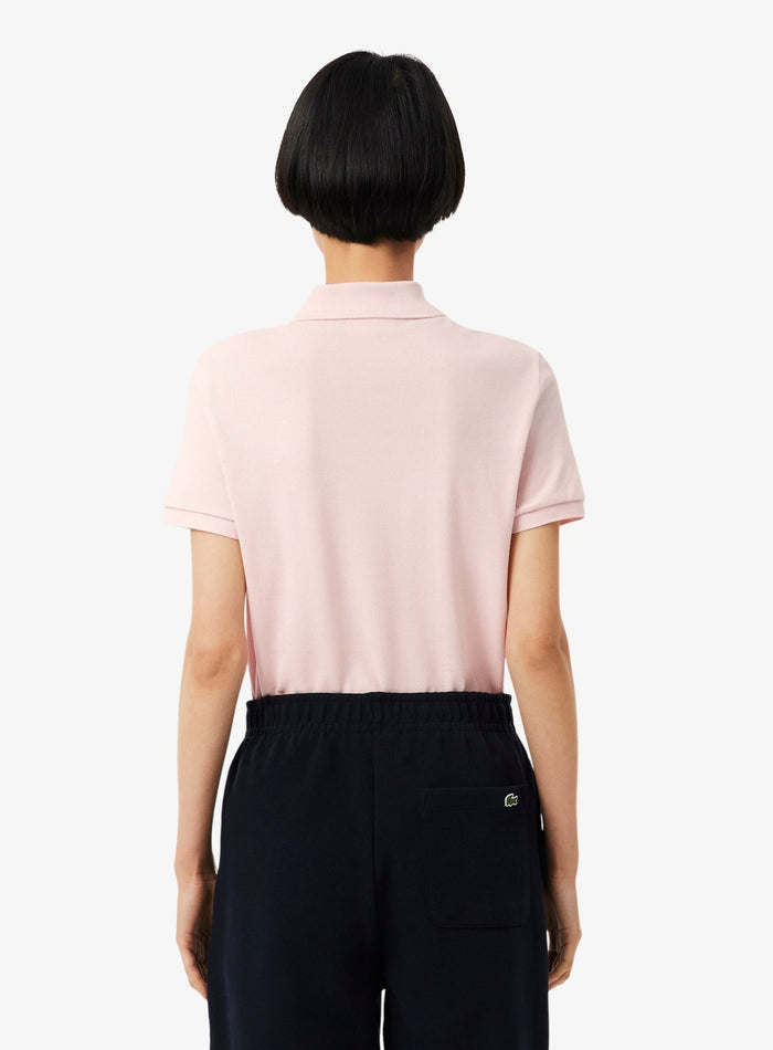 LACOSTE WOMEN Regular Fit Supple Petit Piqué Polo Shirt Light Pink - MAISONDEFASHION.COM