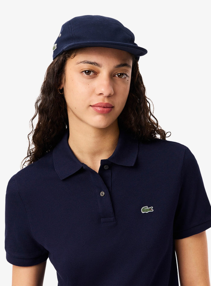LACOSTE WOMEN Regular Fit Supple Petit Piqué Polo Shirt Midnight Blue - MAISONDEFASHION.COM