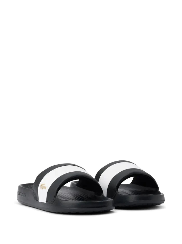 LACOSTE WOMEN Serve Hybrid Slides Black - MAISONDEFASHION.COM