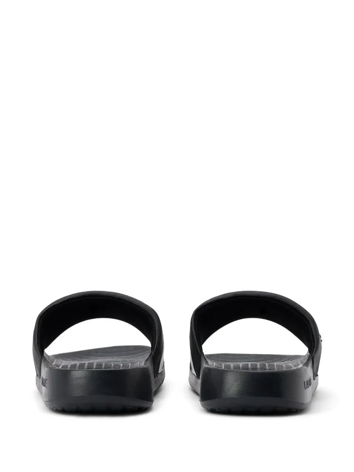 LACOSTE WOMEN Serve Hybrid Slides Black - MAISONDEFASHION.COM